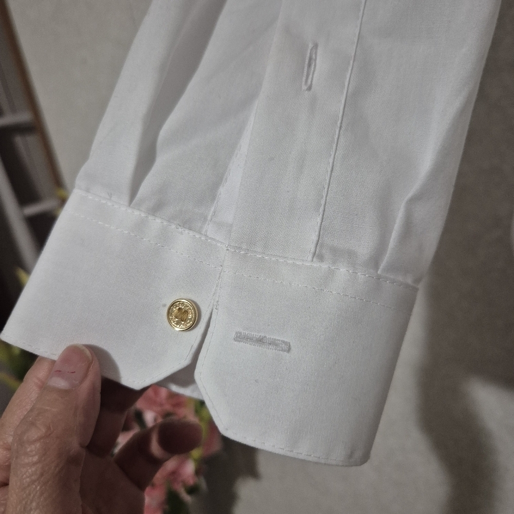 Calvin Klein Crisp White Shirt..size:L - Picture 4 of 11